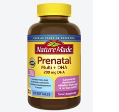 Viên uống vitamin tổng hợp cho phụ nữ mang thai Prenatal Multi +DHA 150 viên – Nature Made Mỹ