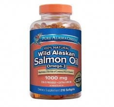 Viên uống dầu cá hồi Omega 3 Wild Alaskan Salmon Oil của Mỹ