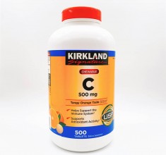 Viên uống bổ sung vitamin C 500mg Kirkland 500 viên của Mỹ