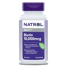 Thuốc Chống Rụng Tóc Biotin 10.000mcg Natrol Của Mỹ