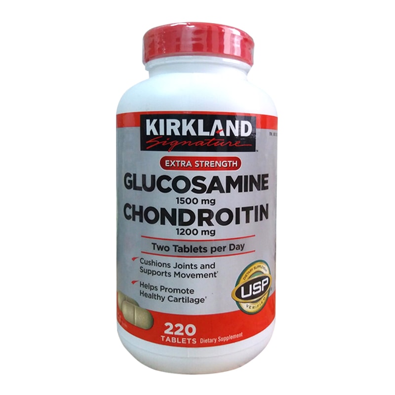 GLUCOSAMINE CHONDROITIN SULFATE KIRKLAND 220 VIÊN - BỔ KHỚP CỦA MỸ